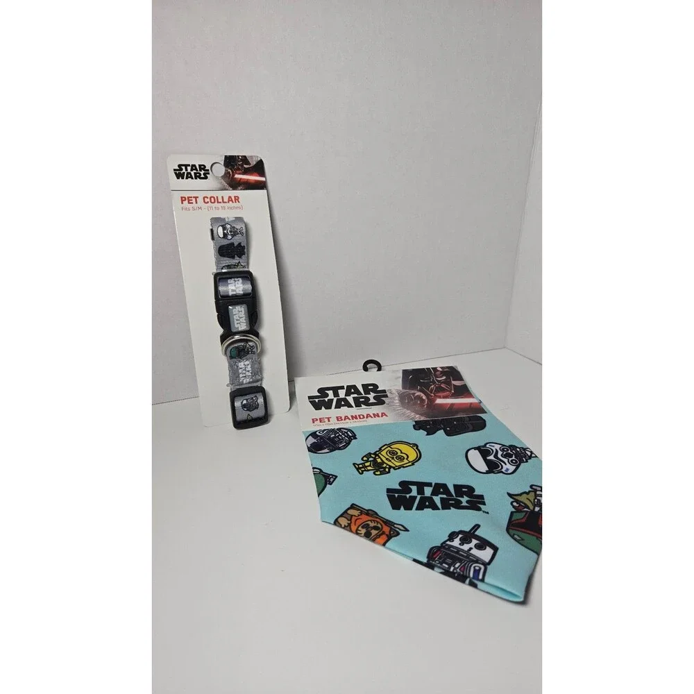 Star Wars dog collar and bandana -M